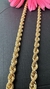 Corrente ouro amarelo corda fio 4 com 4,4mm espessura a partir de 40cm de comprimento - comprar online