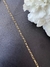 Pulseira ouro amarelo elos portugueses 3mm de diâmetro