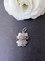 Pingente ouro branco Hello Kitty 1,6cm altura