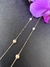 Colar ouro amarelo 6 bolinhas de 6mm e 6 pérolas de 5mm na internet