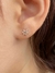 Brinco ouro branco estrela 4,8mm com 24 diamantes 1mm na internet