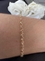 Pulseira ouro amarelo elos portugueses 3mm de diâmetro - Lavoro Joias