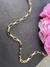 Corrente ouro amarelo cartie oca (elos ovais) 4,15x9,5mm a partir de 40cm de comprimento