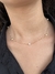 Colar ouro amarelo 6 bolinhas de 6mm e 6 pérolas de 5mm - loja online
