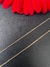 Corrente ouro amarelo elos cadeados retos maciça Fio 1 com 0,95mm espessura a partir de 40cm comprimento