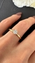 Anel ouro amarelo solitário 6 garras diamante laboratório 4,3mm - loja online