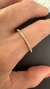 Anel ouro amarelo aliança inteira diamantes 1mm ( 0,5 pontos cada ) * Valor variável de acordo com o aro - Lavoro Joias