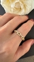 Anel ouro amarelo elos com 47 diamantes 0,90mm na internet