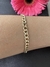 Pulseira ouro amarelo grumet 4,4mm de largura na internet