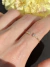 Anel ouro amarelo aberto 3 diamantes 1,5mm - comprar online