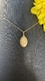 Pingente ouro amarelo medalha Nossa Senhora das Graças oval 9x13mm - Lavoro Joias