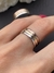 Par aliança ouro branco, amarelo e rosê 6mm de largura na internet