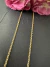 Corrente ouro amarelo elos cadeados arredondados fio 4 com 1,85mm de largura a partir de 40cm de comprimento - comprar online