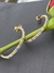 Brinco ouro amarelo argola 5cm de diâmetro com 64 pedras naturais cores variadas redondas 3mm