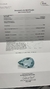 Anel ouro branco turmalina paraíba gota 5,58x9,31mm e 39 diamantes 1,2mm - Lavoro Joias
