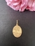 Pingente ouro amarelo Nossa Senhora Aparecida oval 14x18 - comprar online