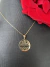 Pingente ouro amarelo árvore da vida 2cm diâmetro e 5 diamantes 1mm - comprar online