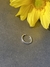 Piercing ouro branco simples encaixe *