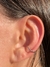 Piercing ouro branco simples encaixe * - comprar online