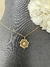 Pingente ouro amarelo flor vazada com 1 diamante 1mm na internet