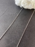 Corrente ouro branco veneziana 0,80mm de espessura a partir de 40cm de comprimento