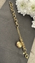 Pulseira ouro amarelo elos portugueses 10,5mm diâmetro e pingente coração 17mm na internet
