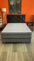 Sommier SALUD 2 Plazas y media 140x190x31cm - Colchón + Base Box + Respaldo + 2 Almohadas - comprar online