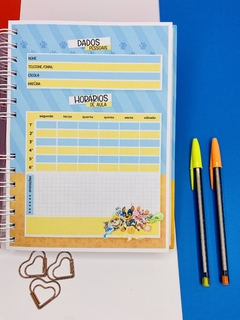 Caderno Pautado Personalizado 15x21 - Patrulha Canina - Analice Ateliê