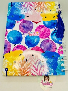 Caderno Pautado 15,5x21,5 - Analice Ateliê