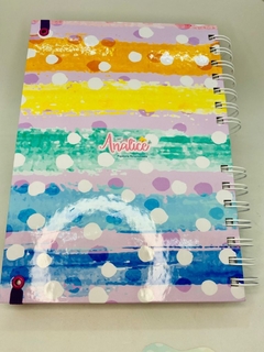 Caderno Pautado 15,5x21,5 - Analice Ateliê