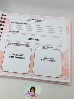 Imagem do Livro do Bebê – Lua - Menina