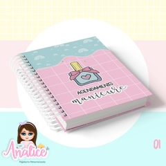 Caderno de Agendamento MANICURE - SEM DATA - 15X21 - comprar online