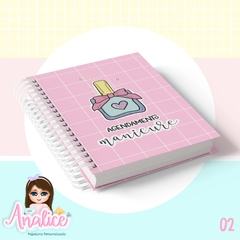 Caderno de Agendamento MANICURE - SEM DATA - 19X27 - comprar online