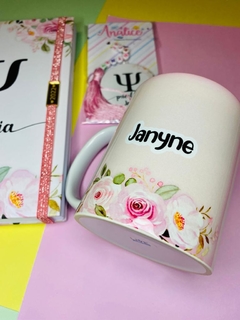 Imagem do Kit Agenda Personalizada + Caneca + Chaveiro espelho personalizado - Psicologia