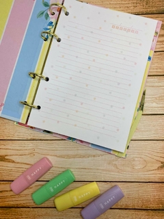 Fichário Personalizado candy colors - comprar online