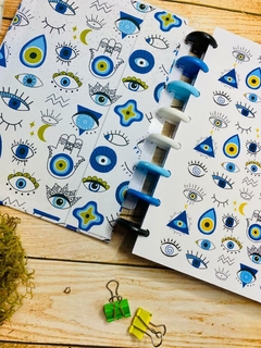 Caderno de Discos - Coleção Olho Grego - Branca - loja online