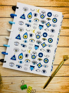 Imagem do Caderno de Discos - Coleção Olho Grego - Branca