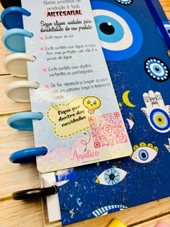 Caderno de Discos - Coleção Olho Grego - Azul na internet