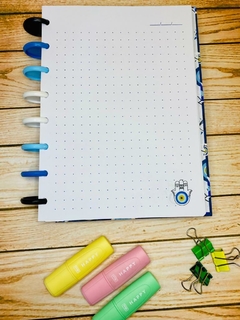 Caderno de Discos - Coleção Olho Grego - Azul