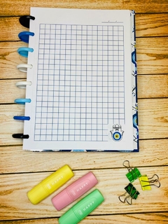 Imagem do Caderno de Discos - Coleção Olho Grego - Azul