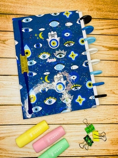 Caderno de Discos - Coleção Olho Grego - Azul na internet