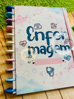 Caderno Universitário Discos 19x27 - Enfermagem na internet