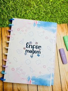 Caderno Universitário Discos 19x27 - Enfermagem - loja online