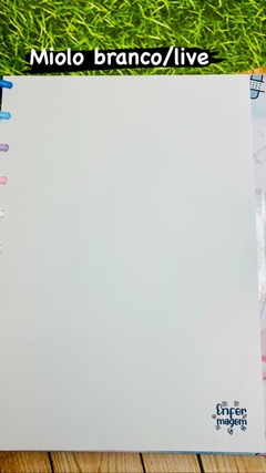 Caderno Universitário Discos 19x27 - Enfermagem - Analice Ateliê