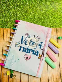 Caderno Universitário Discos 19x27 - Veterinária