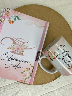 Kit Agenda Permanente + Caneca - 1 Dia por Pagina - Analice Ateliê