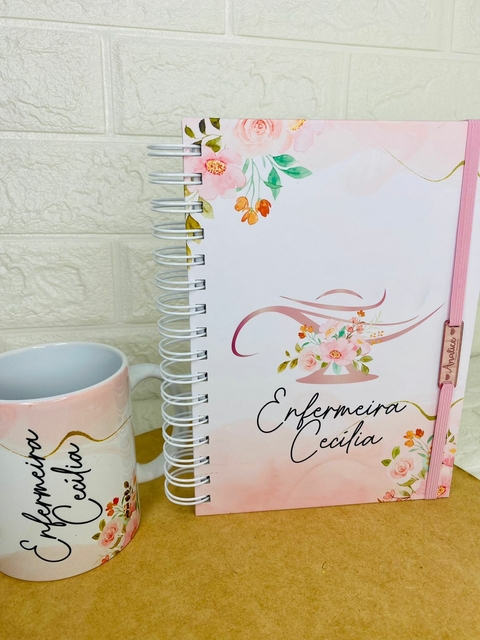 Kit Agenda Permanente + Caneca - 1 Dia por Pagina