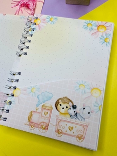 Caderneta de Saúde - Trem Animais - Analice Ateliê