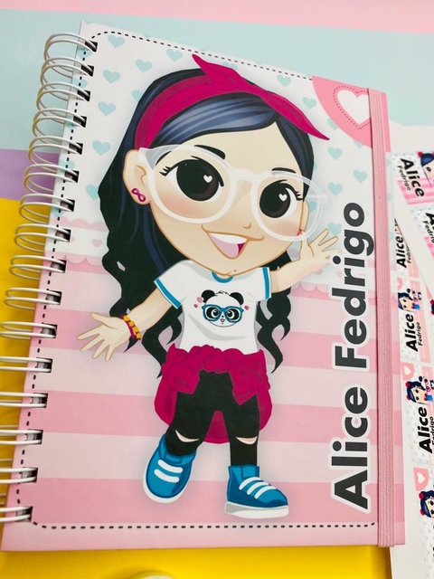 Caderno Pautado Personalizado 200 pag - 15x21