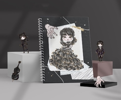 Caderno Pautado Wandinha - Tamanho Especial